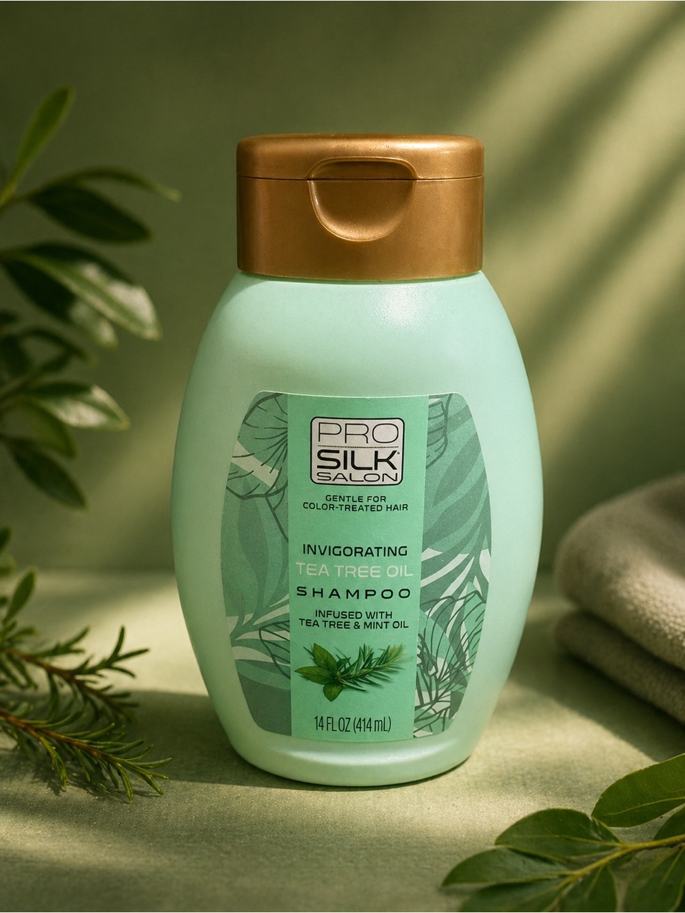Invigorating Tea Tree Oil Shampoo - Mint Green